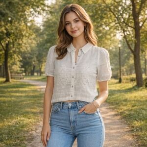 JOIE BLOUSE Linen, Size M